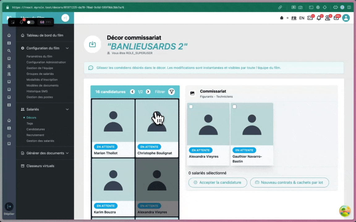 GIF de ma page gestion des décors